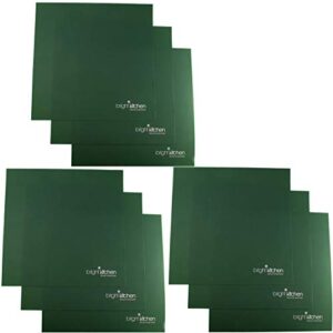 set of 9-14" x 14" silicone sheets for excalibur dehydrator bright kitchen re-usable non-stick mat (9)