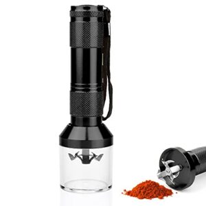 bloce electric herb grinder, electric grinder for spice with cleaning brush and spoon, portable chopper fine grinder kit (batteries not included)