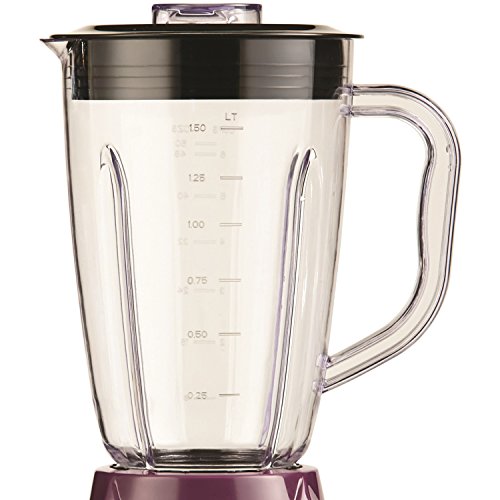 Brentwood JB-220PR Plastic Jar 12-Speed + Pulse Blender, Purple