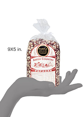 Amish Country Popcorn | 2 lbs Bag | Purple Popcorn Kernels | Old Fashioned, Non-GMO and Gluten Free (Purple - 2 lbs Bag)