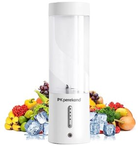 portable blender for shakes and smoothies, 20000rpm ultra-sharp 6 blades personal mini blender, 16 oz bpa free mixing juicer rechargeable 4000mah electric blender bottles for traveling, gym, office