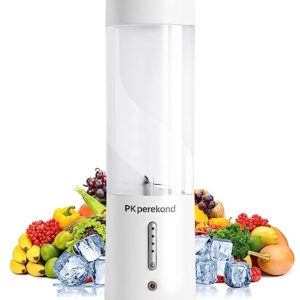 Portable Blender for Shakes and Smoothies, 20000rpm Ultra-Sharp 6 Blades Personal Mini Blender, 16 Oz BPA Free Mixing Juicer Rechargeable 4000mAh Electric Blender Bottles for Traveling, Gym, Office