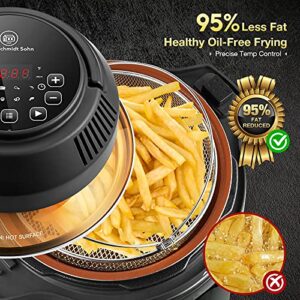 Air Fryer Lid CSS 8 in 1 Air Fryer Lid, 1000W Powerful Pressure Cooker Lid, Air Fryer