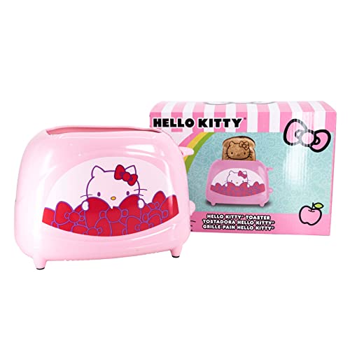 Uncanny Brands Hello Kitty Two-Slice Toaster- Toasts Your Favorite Kitty On Your Toast