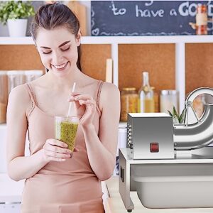 Tzechkii 110V Commercial Snow Cone Machine - Stainless Steel Ice Crusher Shaver and 20Qt Ice Basin - 250W Electric Shaved Ice Maker with Dual Blades for Home, Office, and Parties