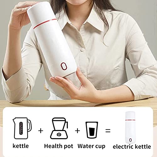 Portable Small Electric Kettle, Mini Travel Electric Tea Kettle, 3-in-1 Portable Water Boiler Kettle