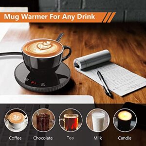 TADPOLE Coffee Mug Warmer, tadpole Mug Warmer for 2-Temp Setting, Electric Candle Cup Warmer with 8H Auto Shut Off, Coffee Warmer for Desk Home Office, Beverage Warmer for Coffee,Milk,Tea(No Cup)