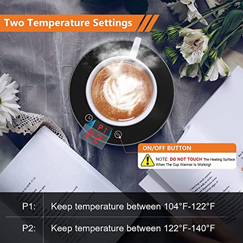 TADPOLE Coffee Mug Warmer, tadpole Mug Warmer for 2-Temp Setting, Electric Candle Cup Warmer with 8H Auto Shut Off, Coffee Warmer for Desk Home Office, Beverage Warmer for Coffee,Milk,Tea(No Cup)