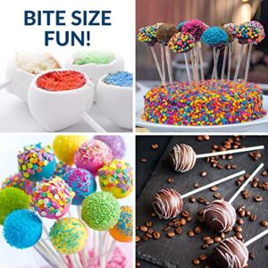 Nostalgia MyMini Cake Pop Maker, Compact Dorms, Apartments, Non-Stick Cooking Surface Makes 7 Mini Treats Easy-to-Clean, Perfect for Bite-Sized Desserts or Snacks, Keto Friendly, Purple