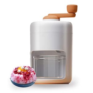 trendysupply snow cone machine, table-top slushie maker, ice shaver, premium ice crusher for margaritas, slushy, cocktail, home with 1 reusable ice cup