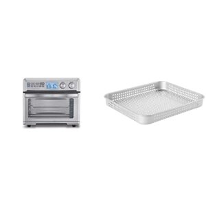 cuisinart toa-95 digital airfryer toaster oven, premium 1800-watt oven & ans-toa2528 non-stick airfryer basket