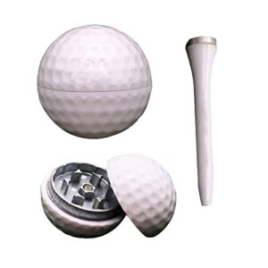 erdone golf/vanilla set 3 pack multifunctional golf vanilla grinder manual small crushing vanilla grinder creative golf vanilla vanilla spice grinder father's day gift for dad & grandpa, white