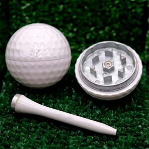 ERDONE Golf/Vanilla Set 3 Pack Multifunctional Golf Vanilla Grinder Manual Small Crushing Vanilla Grinder Creative Golf Vanilla Vanilla Spice Grinder Father's Day Gift for Dad & Grandpa, White