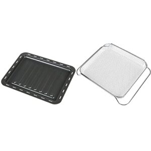 cosori fryer basket and oven tray sets, non-stick coating, carbon-steel
