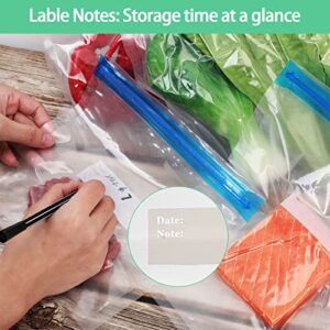 60 Pack Sous Vide Bags Vacuum Sealer Bag for Food, 4 Sizes Reusable Food Bags Vacuum Zipper Storage Bags with Air Valve Double Layers Food Storage