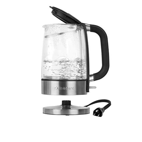 Cuisinart GK-17 ViewPro Cordless Electric Kettle, 1.7-Liter Capacity with 1500-Watts of Power, Stainless Steel/Glass