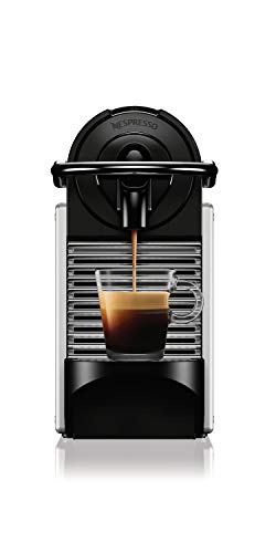 Nespresso Pixie Coffee and Espresso Machine by DeLonghi, 24oz, Aluminum