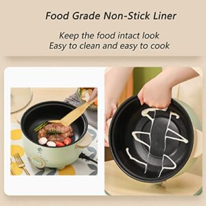 Drizzle 3L Hot Pot Cooker Electrical Skillet - Multifunction Frying Pan 110V Non-Stick Grill Stir-fried Stewed Cookware Steak Noodle Ramen Shabu Shabu Pot - Home Office Party Kitchen Dorm Cooking