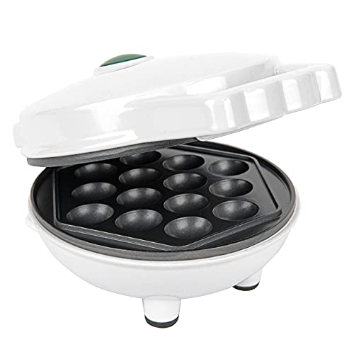 Bubble Mini Waffle Maker - Make Breakfast Special w/Tiny Hong Kong Egg Style Design, 4" Individual Waffler Iron, Electric Non Stick Breakfast Appliance for Ice Cream Treat or Desserts, Fun Gift