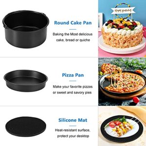 Air Fryer Accessories,14 pcs 8 Inch Air Fryer max xl Accessories,Power xl Air Fryer Accessories 5 QT Accessories Air Fryer 5.8 QT air fryer tools air fryer rack,for All Brands of Fryers (3.7QT-6.8QT)