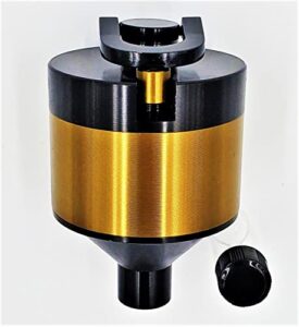 coarse to fine spice mill, black and gold color