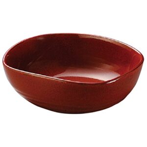 yamasita craft 27814-168 red red rice pot, small, 5.2 x 5.2 x 2.0 inches (13.3 x 13.3 x 5 cm)