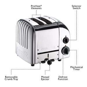 Dualit 2-Slice Toaster, Chrome