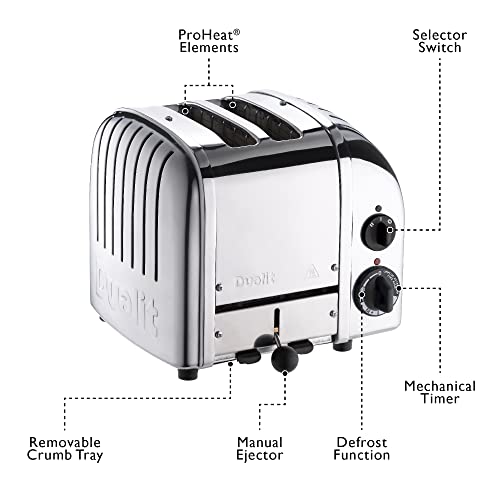 Dualit 2-Slice Toaster, Chrome