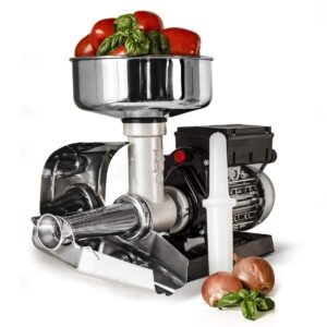 raw rutes - electric tomato strainer machine - made in italy - perfect for canning tomato purees, sauces and more! (no. 3)