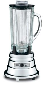 waring commercial bb900g 1/2 hp chrome bar blender with 40-ounce glass container silver