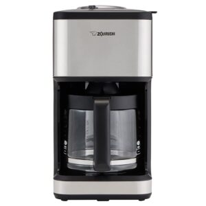 zojirushi ec-ejc120 coffee maker dome brew classic, stainlesssteel and black