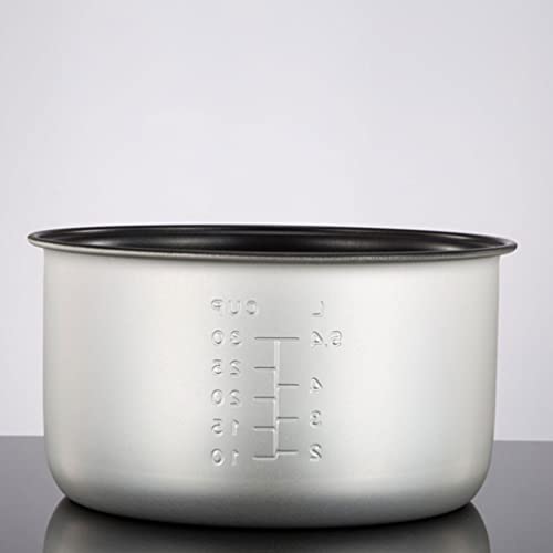 Healeved Rice Cooker 10 Cup Rice Cooker Inner Pot Rice Cooker Replace Liner Nonstick Cooking Pot Inner，4.5Qt Aroma Rice Cooker