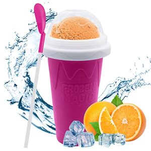 slushy cup slushy maker cup tik tok frozen magic squeeze cup - quick cool slushy milk shake ice cream smoothies cup