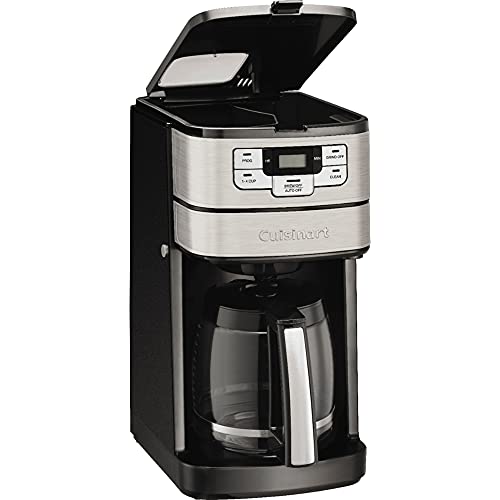 Cuisinart DGB-400 Automatic Grind and Brew 12 Cup Coffemaker Black/Stainless Bundle with 1 YR CPS Enhanced Protection Pack