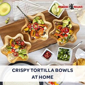 Nordic Ware Tortilla Bowl Maker, Fits up to 12", Silver
