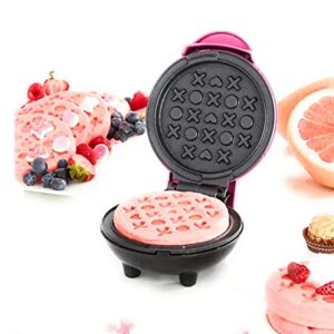 Love Mini Waffle Maker in Magenta