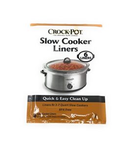 crock-pot slow cooker liners ~ 6 liners