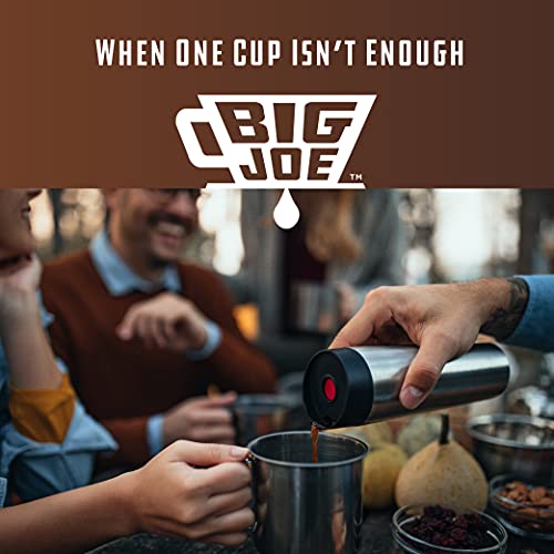 Big Joe Large Pour Over Coffee Maker w/ 50 Filters, Flat Bottom Basket Dripper for Large Batch Pour Over, Brews from 12 up to 75 Ounces, Fits Any Drinkware, Dishwasher Safe, BPA Free, Made in USA