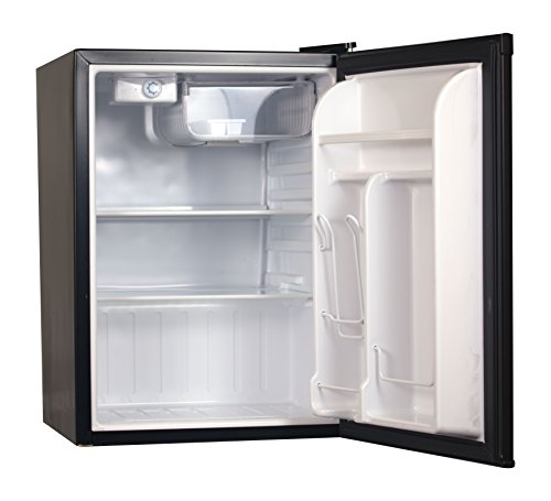 Commercial Cool CCR26B Compact Single Door Refrigerator and Freezer, 2.6 Cu. Ft. Mini Fridge, Black