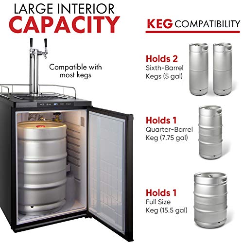 Kegco MDK-309SS-01 Keg Dispenser, Stainless Steel