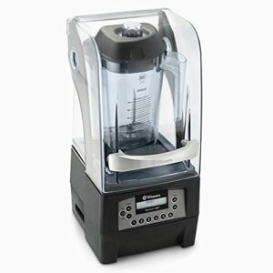 Vitamix 36019 The Quiet One On-Counter Bar Type 48 Oz Blender, black/clear