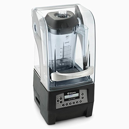 Vitamix 36019 The Quiet One On-Counter Bar Type 48 Oz Blender, black/clear