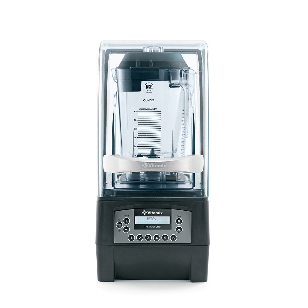 Vitamix 36019 The Quiet One On-Counter Bar Type 48 Oz Blender, black/clear