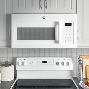 GE 1.7 Cu. Ft. White Over-The-Range Microwave Oven