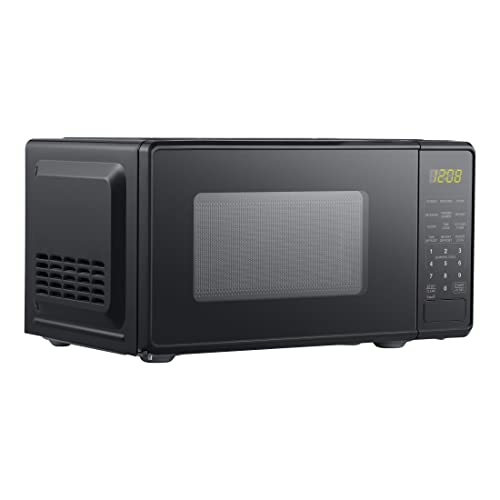 COOLHOME 0.7 cu. ft. Countertop Microwave Oven, 700 Watts Perfect for Apartments and Dorms - Easy Clean (black)