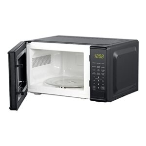 COOLHOME 0.7 cu. ft. Countertop Microwave Oven, 700 Watts Perfect for Apartments and Dorms - Easy Clean (black)