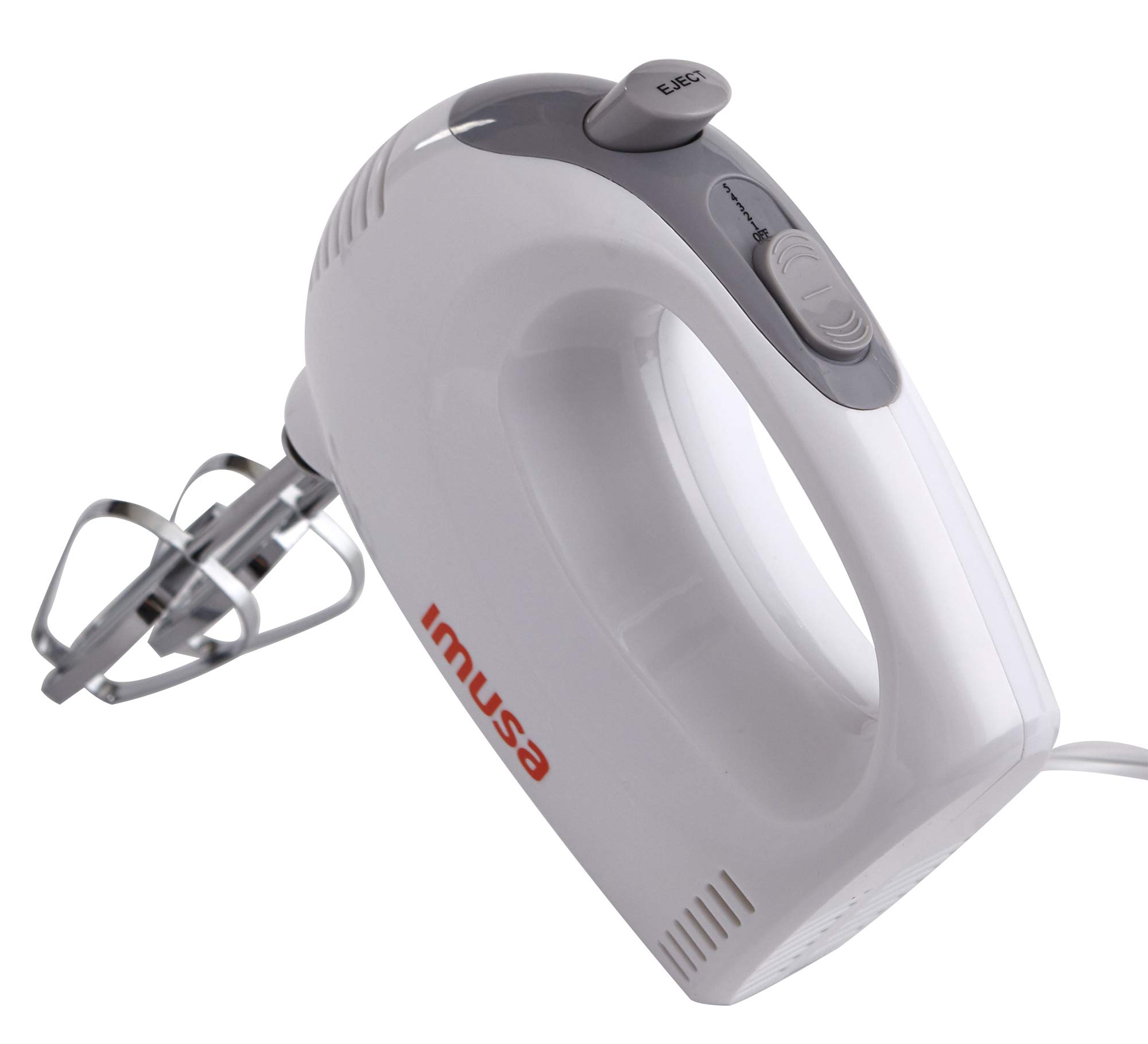 IMUSA USA Hand Mixer with Case 5-Speed ,White, Small