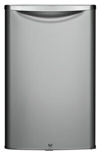 danby dar044a6ddb contemporary classic 4.4 cu.ft. mini fridge, compact refrigerator for bedroom, living room, bar, dorm, kitchen, office, e-star in silver, 3 sq ft