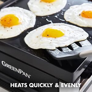 GreenPan Electrics Healthy Ceramic Nonstick, 3-in-1 Reversible Grill, Griddle & Raclette, PFAS-Free, Serves up to 8 People for Parties &Family Fun, Pancake Plate, 8 Mini Square Nonstick Pans& Spatulas