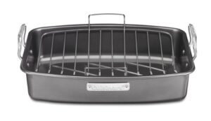 cuisinart asr-1713v ovenware classic collection 17-by-13-inch roaster with removable rack